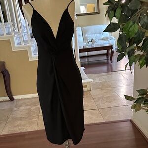 Forever 21 Black Midi Dress
